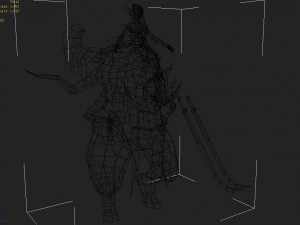 low poly 3d monster - no devil 3D Model