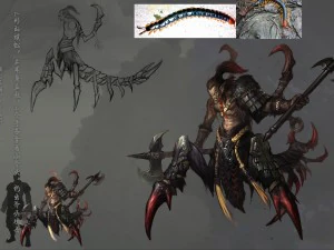 laag poly 3D-monster - de duizendpootmensen 3D Model