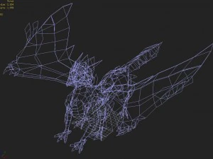 low poly 3d monster - five picks 3D Model