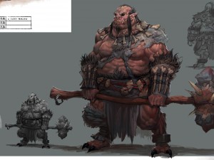 low poly 3d monster - rhinoceros Modelo 3D