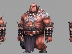low poly 3d monster - rhinoceros 3D Model