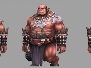 low poly 3d monster - rhinoceros 3D Model