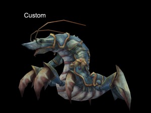 low poly 3d monster - shrimp 3D Modell