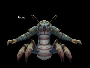 low poly 3d monster - shrimp 3D Modell