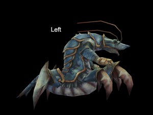 low poly 3d monster - shrimp 3D Modell