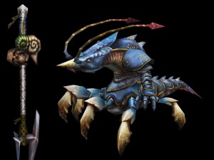 low poly 3d monster - shrimp will 3Dモデル