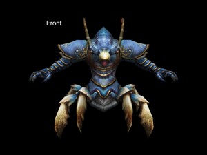low poly 3d monster - shrimp will 3Dモデル