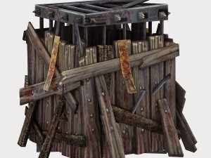 low poly 3d monster - box 3Dモデル