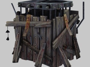 low poly 3d monster - box 3Dモデル