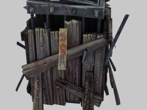 low poly 3d monster - box 3Dモデル