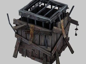 low poly 3d monster - box 3D Model