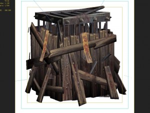 low poly 3d monster - box 3Dモデル