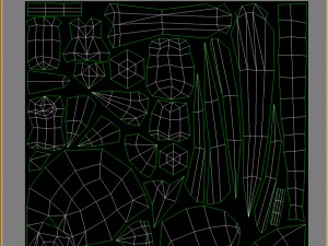 low poly 3d monster - little bone 02 Modello 3D