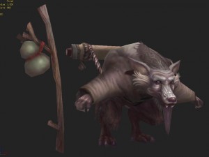 low poly 3d monster - beckham 3D Model