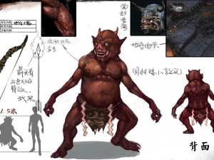 низкополигональная 3D монстр - чертёнок 3D Модель