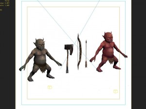 low poly 3d monster - imp 3D Модель