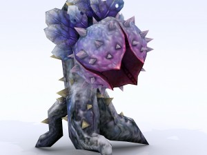 low poly 3d monster - small sacrificial rite Modèle 3D