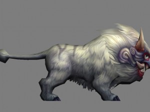 low poly 3d monster - little luwu Model 3D