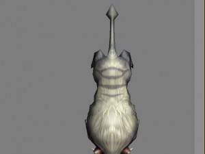 low poly 3d monster - little luwu Model 3D