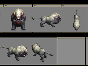 low poly 3d monster - little luwu 3D Model