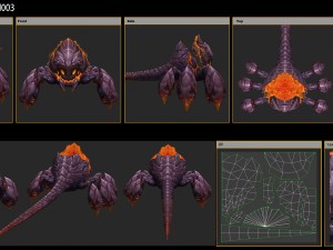 low poly 3d monster - little devil 3D Model
