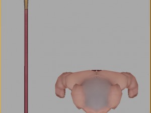 low poly 3d monster - the piglet 01 3D Model
