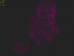 low poly 3d monster - the piglet 01 3D Model