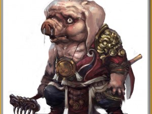 low poly 3d monster - the little pig 02 3D Model