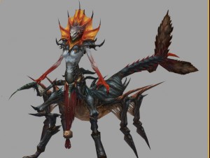 low poly 3d monster - forceps 3D Model