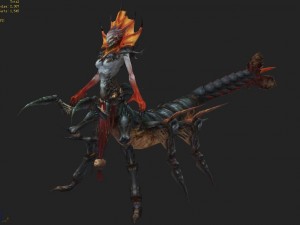 low poly 3d monster - forceps 3D Model