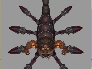 low poly 3d monster - the scorpion man 3D Model