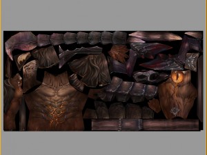 low poly 3d monster - the scorpion man 3D Model