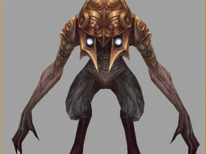 low poly 3d monster - star eudemons 1 3D Model