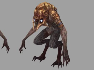 low poly 3d monster - star eudemons 1 3D Model
