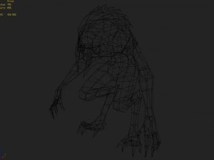 low poly 3d monster - star eudemons 1 3D Model