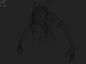 low poly 3d monster - star eudemons 2 3Dモデル