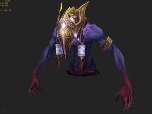 low poly 3d monster - star eudemons 2 3D Model