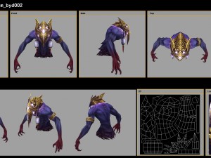 low poly 3d monster - star eudemons 2 3Dモデル