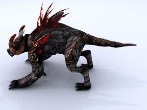 low poly 3d monster - malecon 3D Model