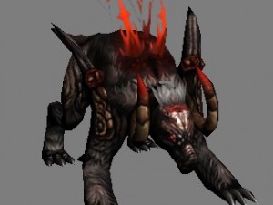 low poly 3d monster - malecon 3D Model