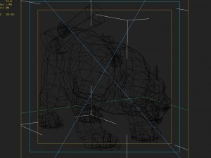 low poly 3d monster - bear 02 3D 模型