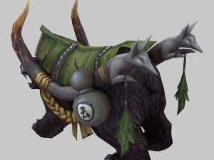 low poly 3d monster - bear 03 3D Модель