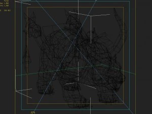 low poly 3d monster - bear 03 3D Model