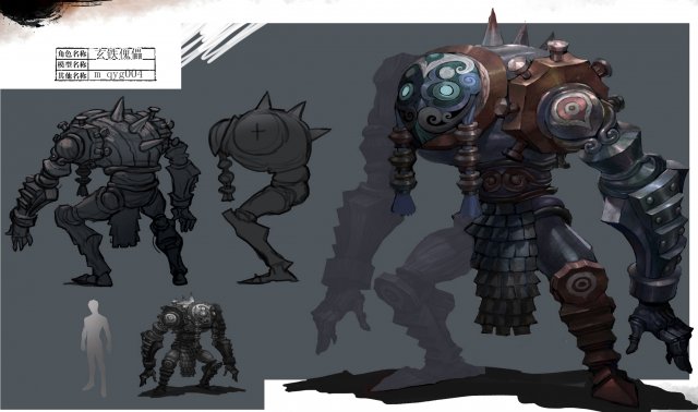 low poly 3d monster - black iron 3D Model .c4d .max .obj .3ds .fbx .stl .blend 