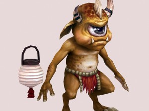 low poly 3d monster - mountain demon 3Dモデル