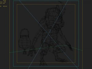 low poly 3d monster - mountain demon 3D Model