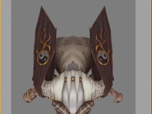 low poly 3d monster - sheep lily 3D Model