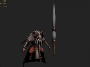 low poly 3d monster - sheep lily Modello 3D
