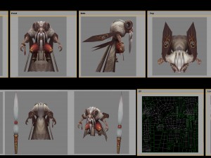 low poly 3d monster - sheep lily Modello 3D