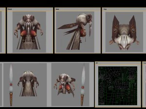 low poly 3d monster - sheep lily 3D Model
